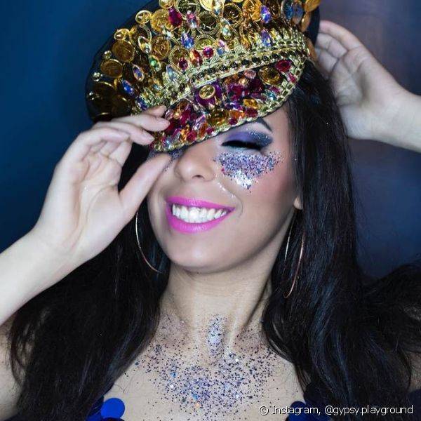Se inspire em ideias para maquiagem de carnaval 2019 perfeita para a sua fantasia (Foto: Instagram @gypsy.playground)